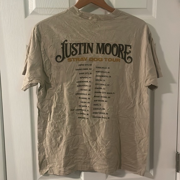JUSTIN MOORE TEE SHIRT TOUR - Picture 3 of 5